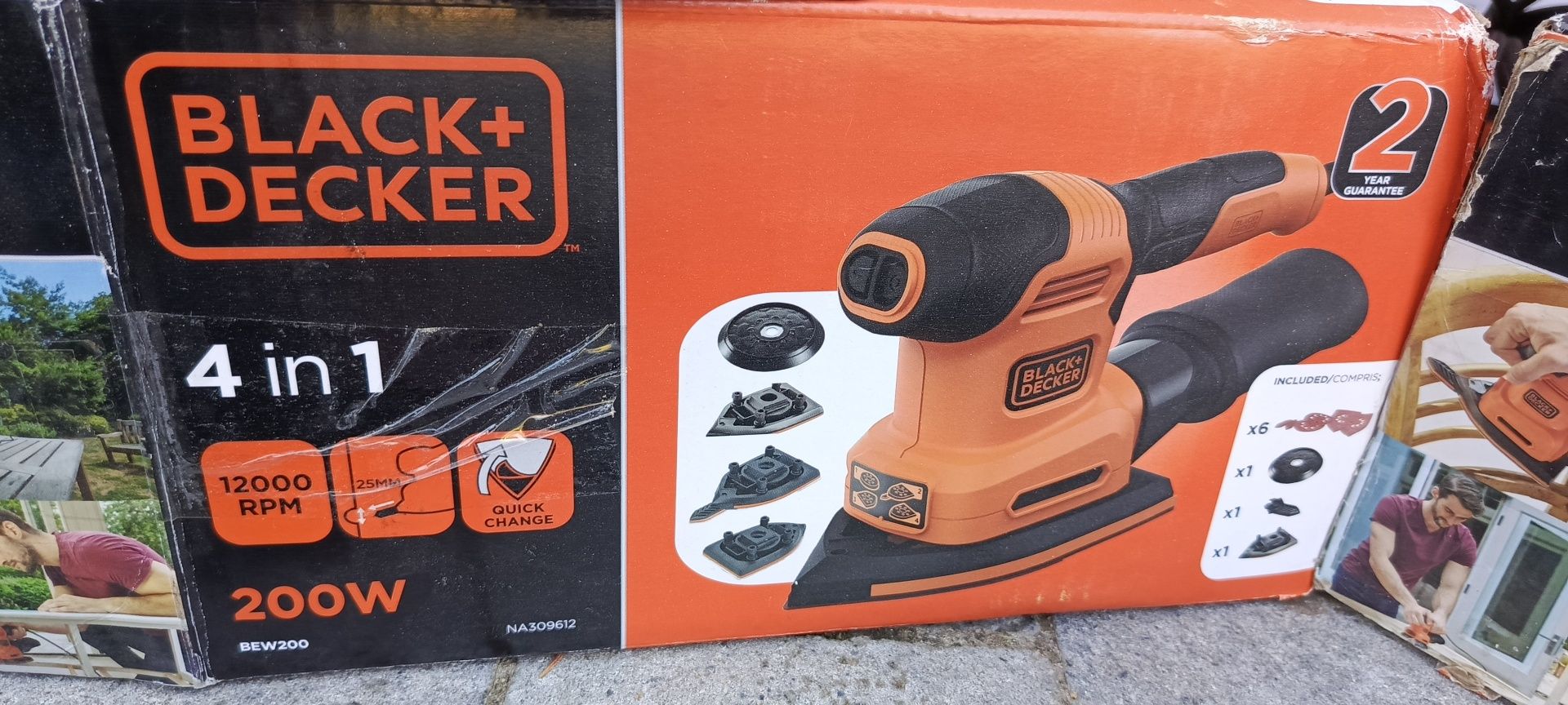 Szlifierka oscylacyjna mimośrodowe delta Black decker