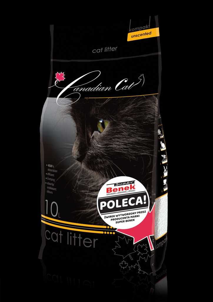 Benek Canadian Cat Unscented żwirek naturalny 10l