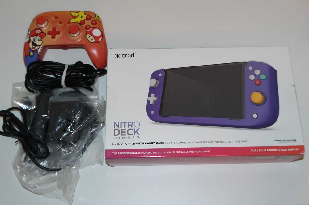 Nintendo Switch Oled Mario, 256 GB przeróbka Kamikaze CFW + Dodatki
