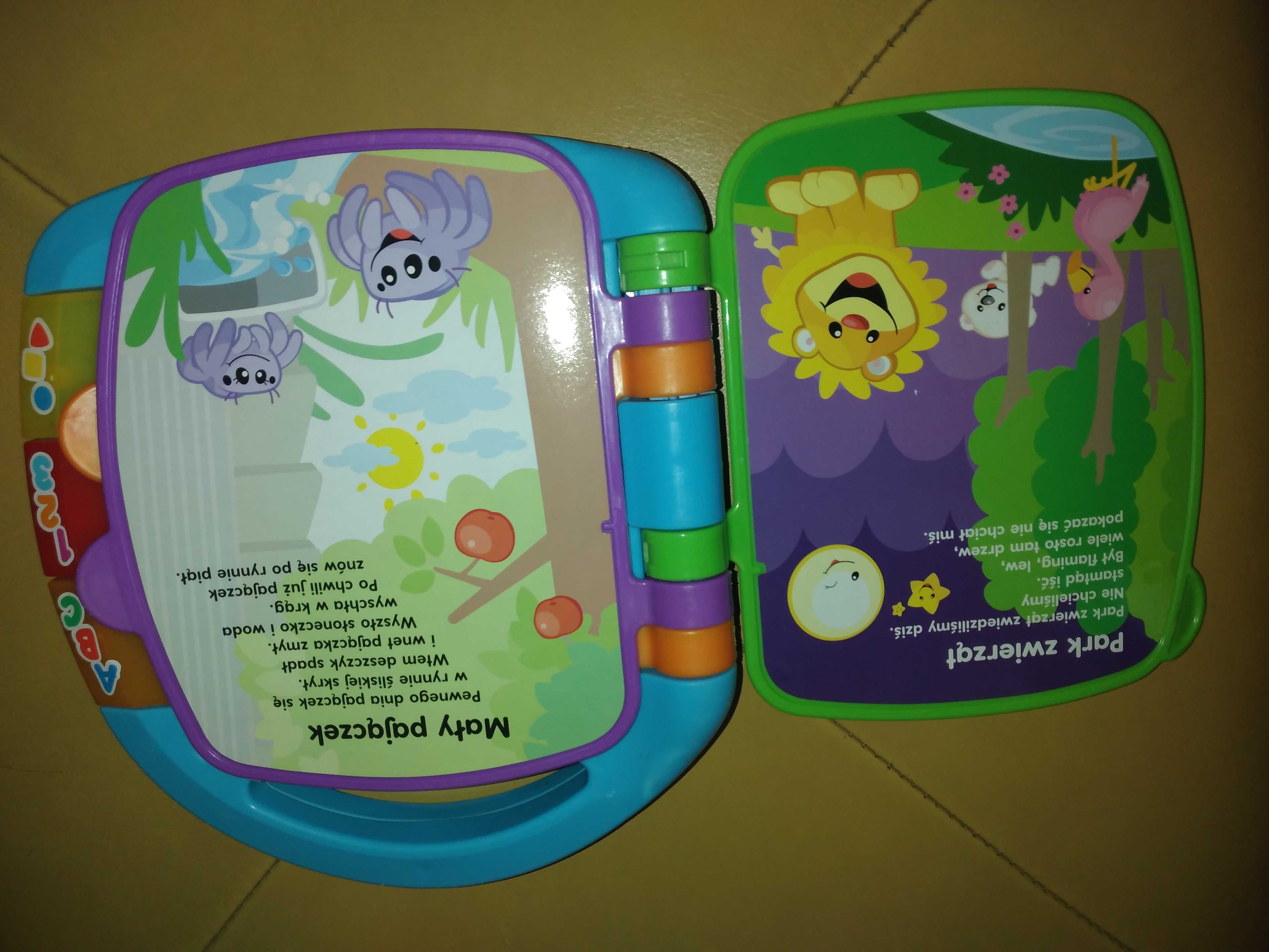 Interaktywna ksiazka z wierszykami fisher price