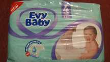 Підгузники дитячі Evy baby 4