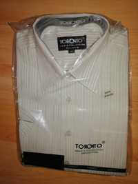 Nowa bawełniana koszula na krótki rękaw Toronto rozmiar 39/40