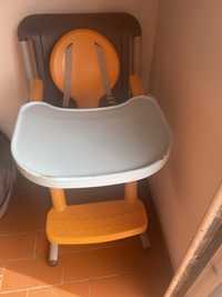 Cama e cadeira de bebe