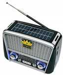 RADIO SOLARNE przenośne retro na akumulator Bluetooth FM AM SW SD USB