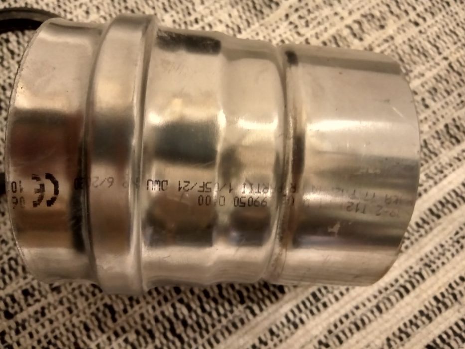 Kolano 80/125 90 stopni dwuścienne spalinowo powietrzne kocioł gazowy