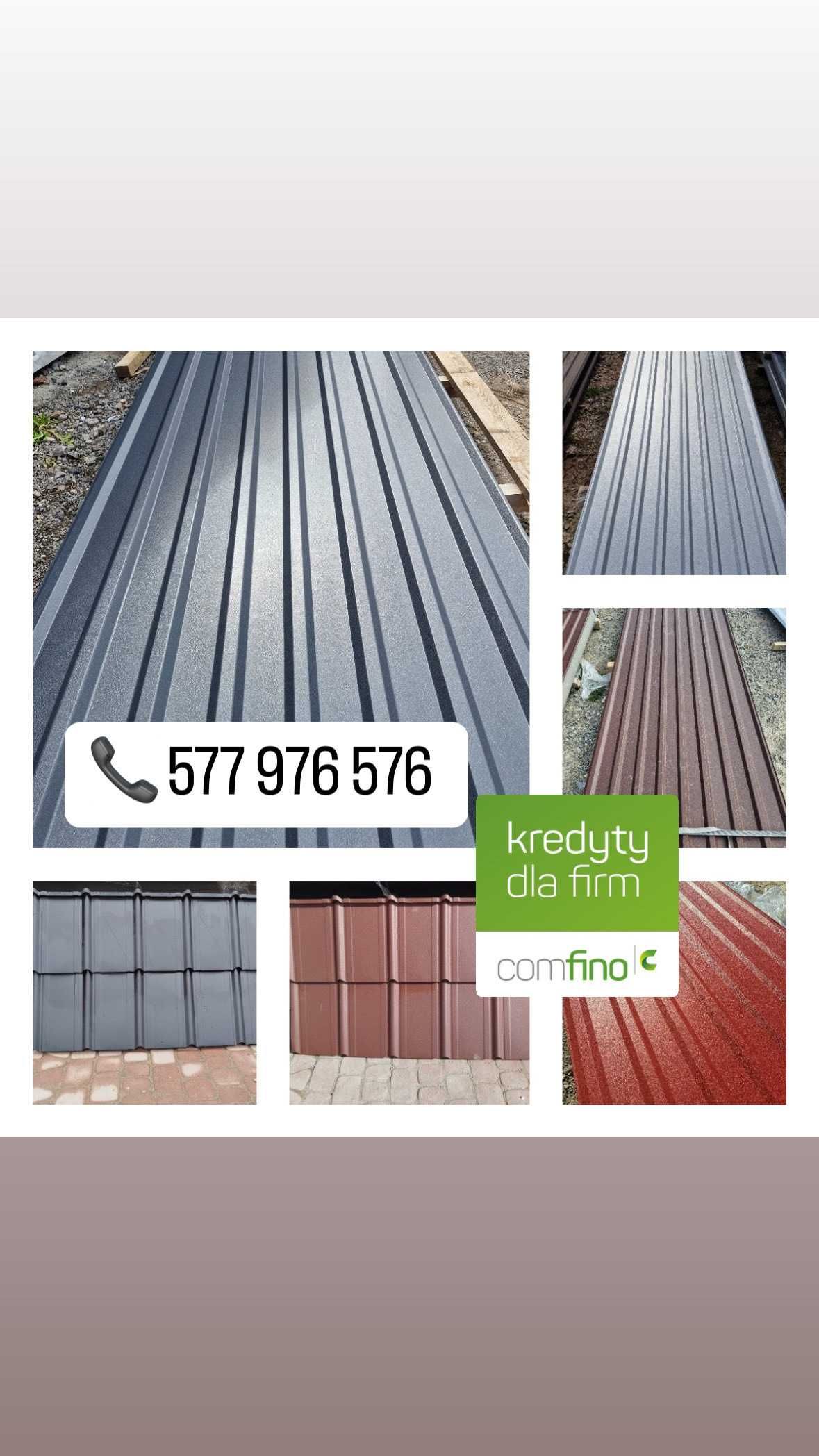 blacha trapezowa t18 grafit ral 7016 mat, na dach, garaż, dobra cena