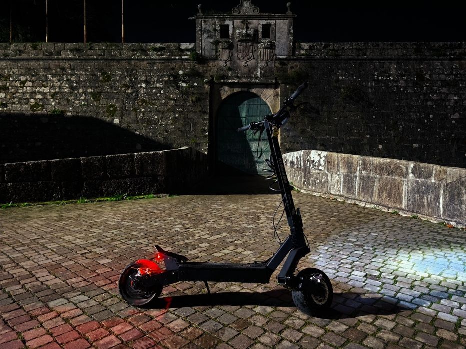 Kukirim g4 com amortecedor de direção