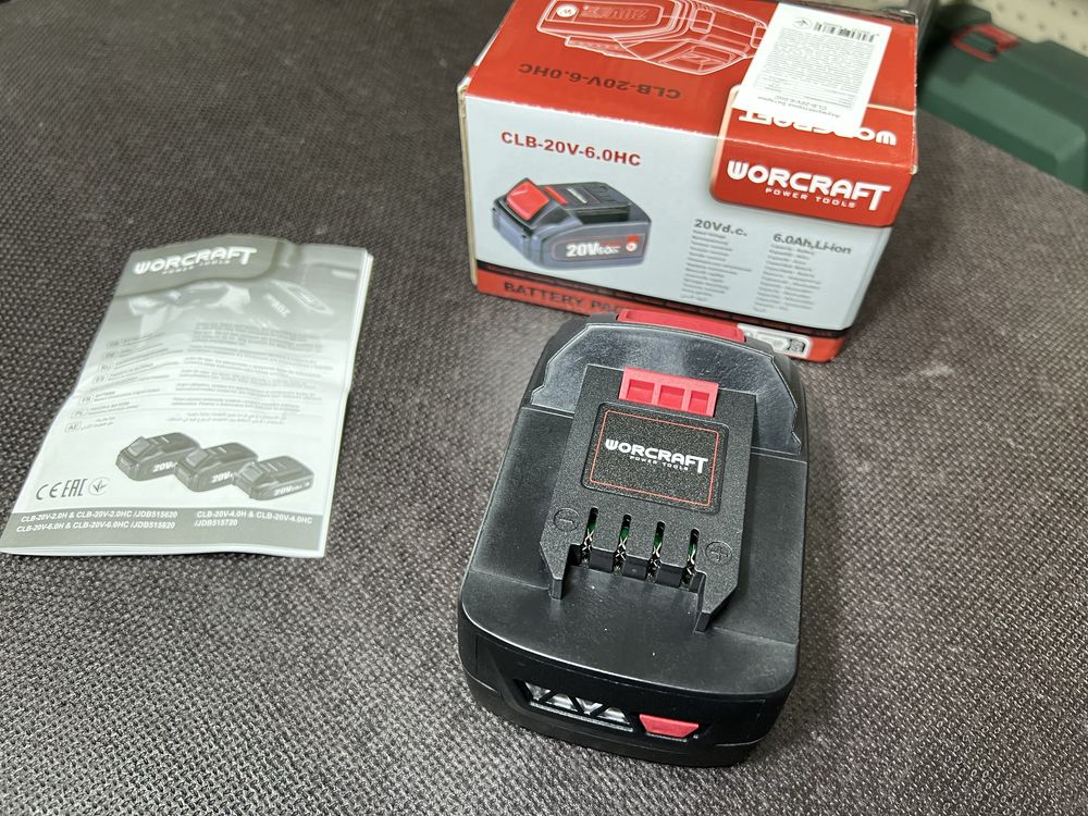 Аккумуляторная батарея WORCRAFT CLB-20V-6.0HC Скидка в описании