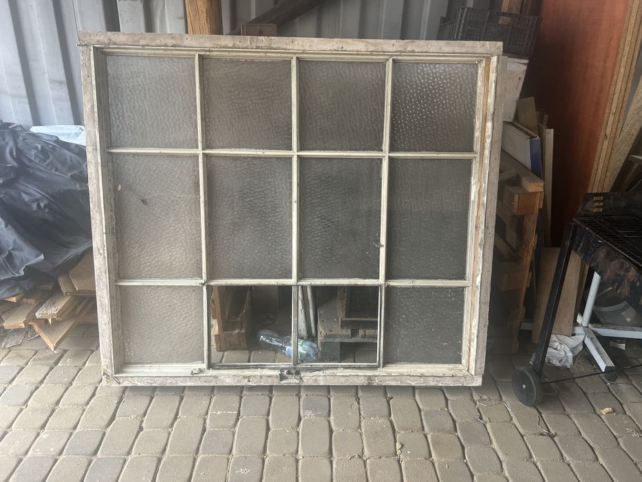 Drewniane okno okres miedzy wojenny