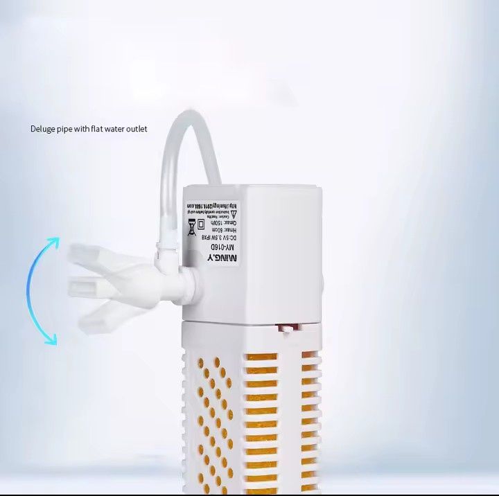 Внутренний аквариумный мини-фильтр USB, автономный аквариумный фильтр