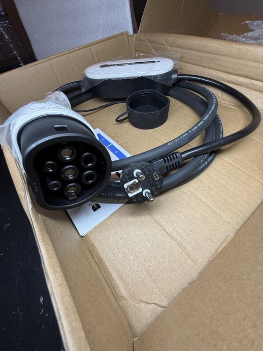 Carregador Ev Portátil 16A Tipo 2
