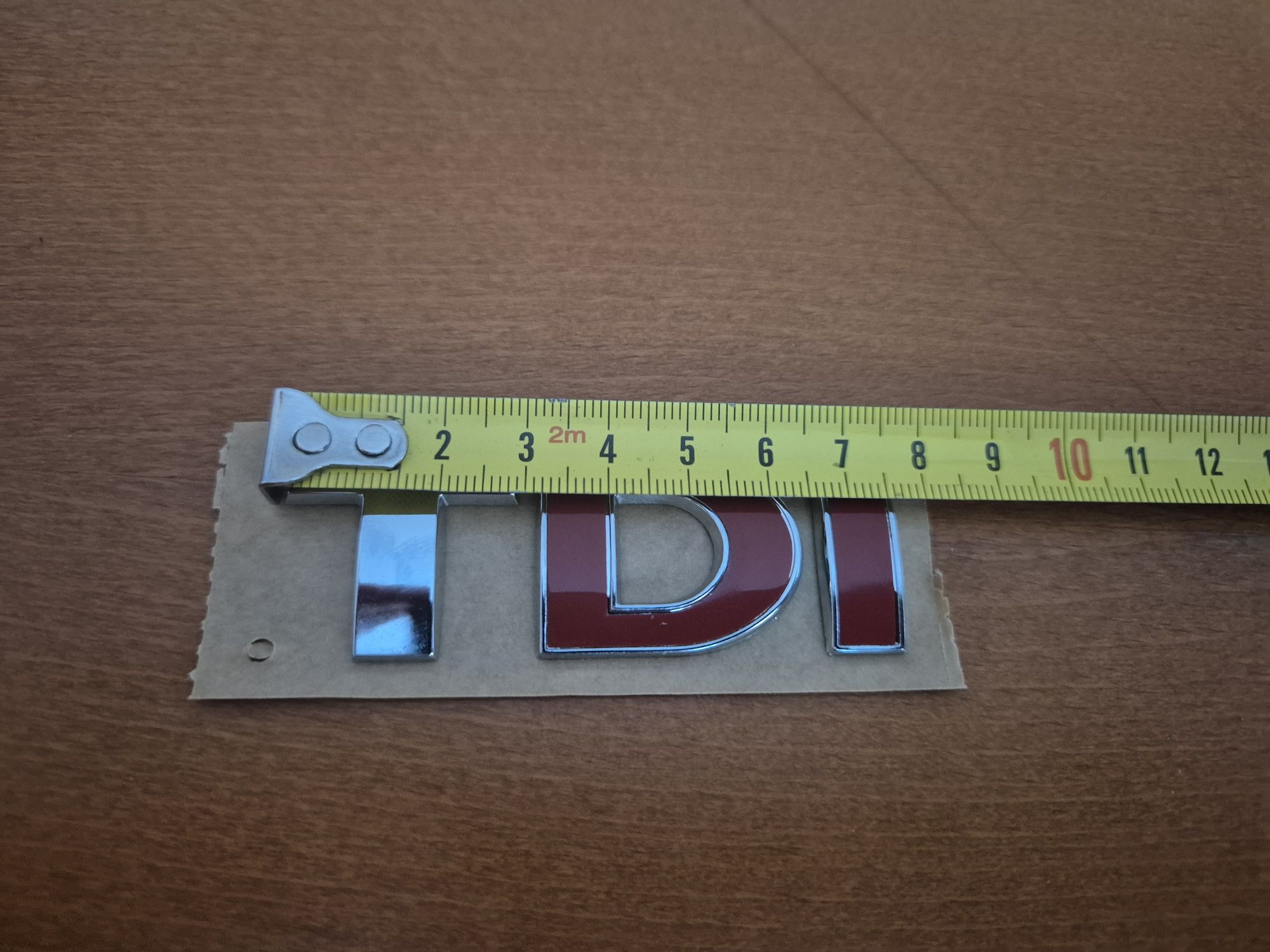 Napis TDI do Vw różne modele oryginalny na tyl