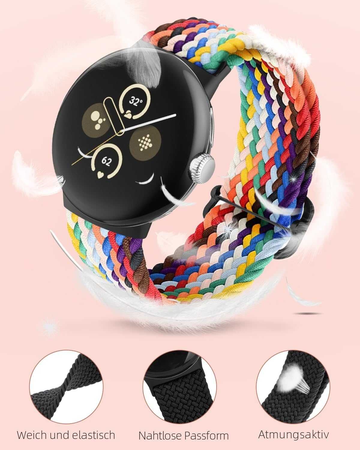 SimpleThings Pleciony pasek do Google Pixel Watch 2 / 1 / 3 (41 mm)