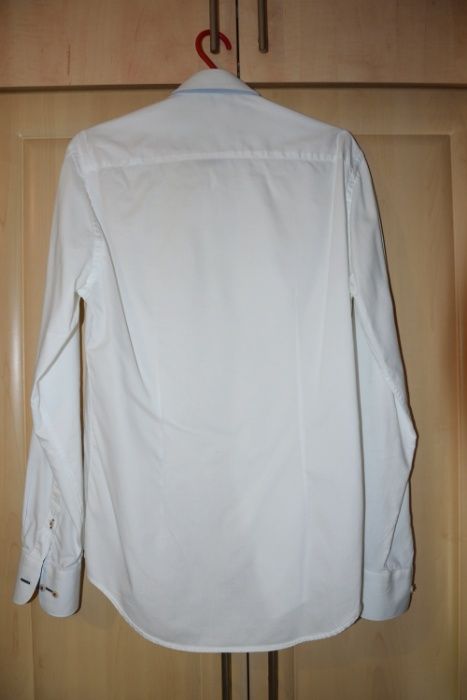 Biała, klasyczna koszula ZARA, M SLIM FIT