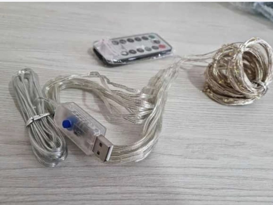 Гірлянда штора LED 3мх3м Капля роси.