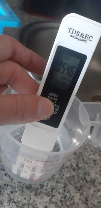 Testador de Qualidade da Água (TDS / EC / Temperatura)