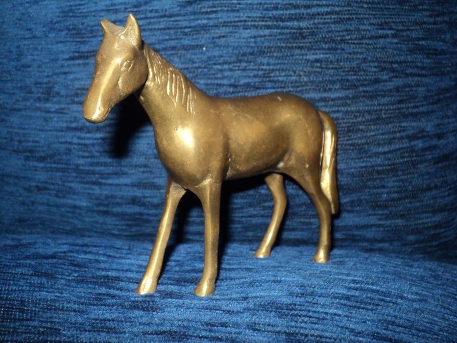 Статуэтка лошадь бронза подарок латунь подарок из Франции статуетка