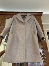 Новое шикарное кашемировое пальто куртка плащ s-m размер