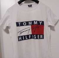 Nowa Biala Bluzka Koszulka Tommy Hilfiger S