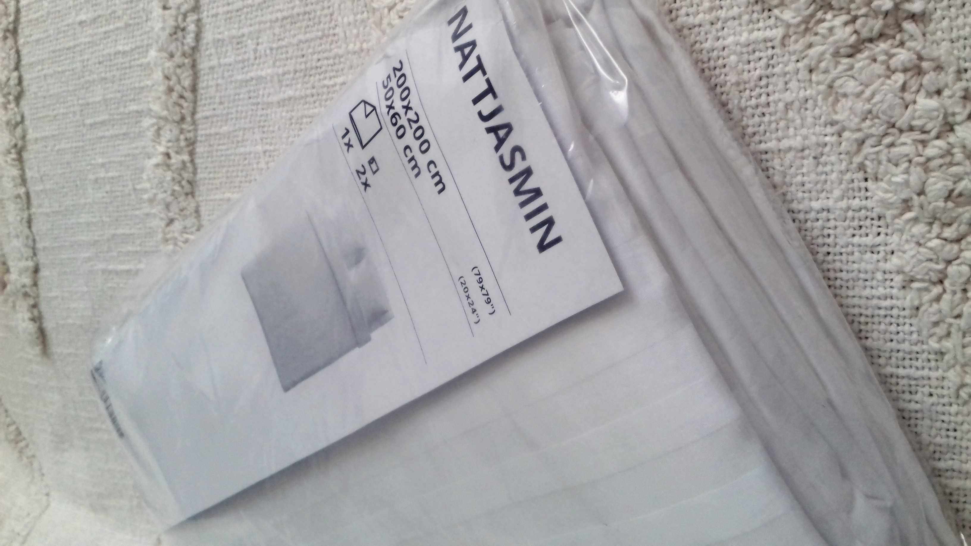 Komplet pościeli IKEA NATTJASMIN  200x200 biały
