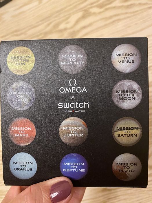 Кробка от часов Omega Swatch