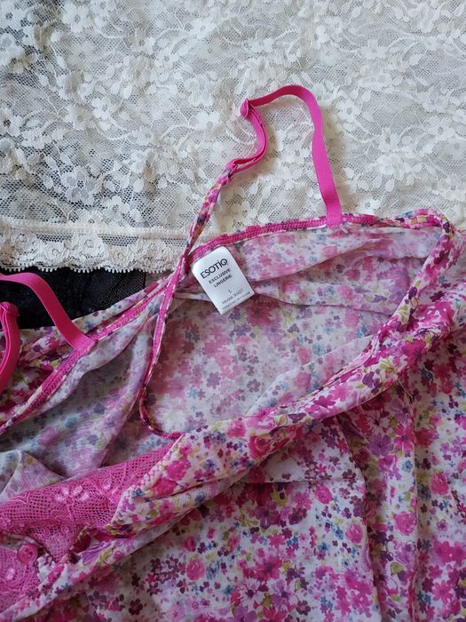 NOWE 8 sztuk 38-40 koszulki halki Intimissimi Esotiq ekskluzywne