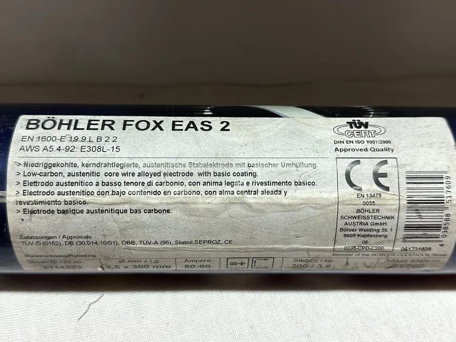 Elektrody BÖHLER FOX EAS 2  2,5x300