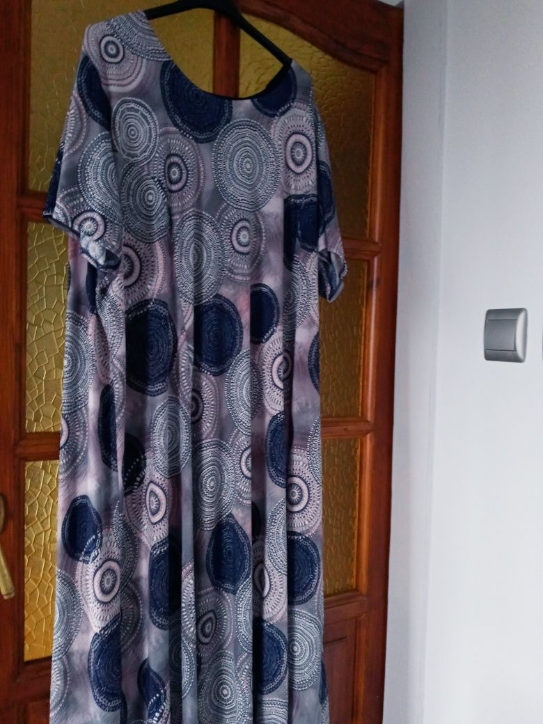 Sukienka lejaca luzna 58 letnia wzory