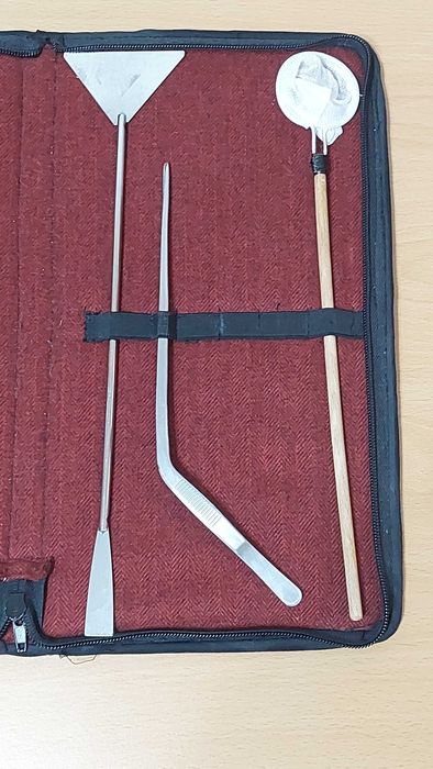 Tesouras poda plantas de aquário com estojo (Case) pinça espátula rede