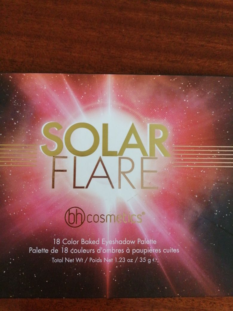 Solar Flare. BH. Новая палетка запечённых теней 18 цветов. Марка Bh.