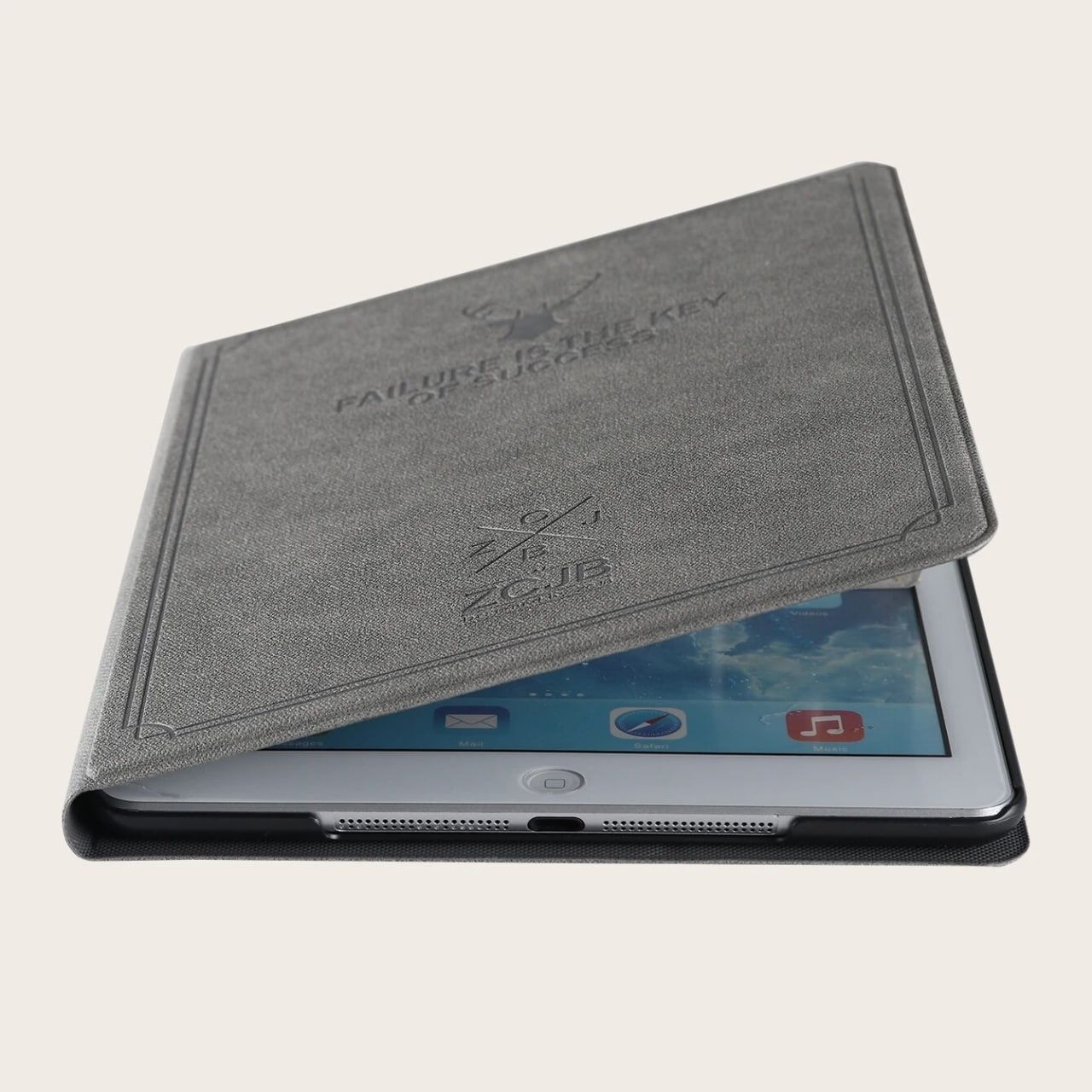 Чохол-книжка Deer сірий айпад 9.7/10.2/10.9 та iPad Pro 11" 20/21/22