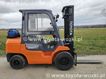 Wózek widłowy TOYOTA 7FGJF35 kabina 3500 kg TOYOTA 7FG35 widlak Linde