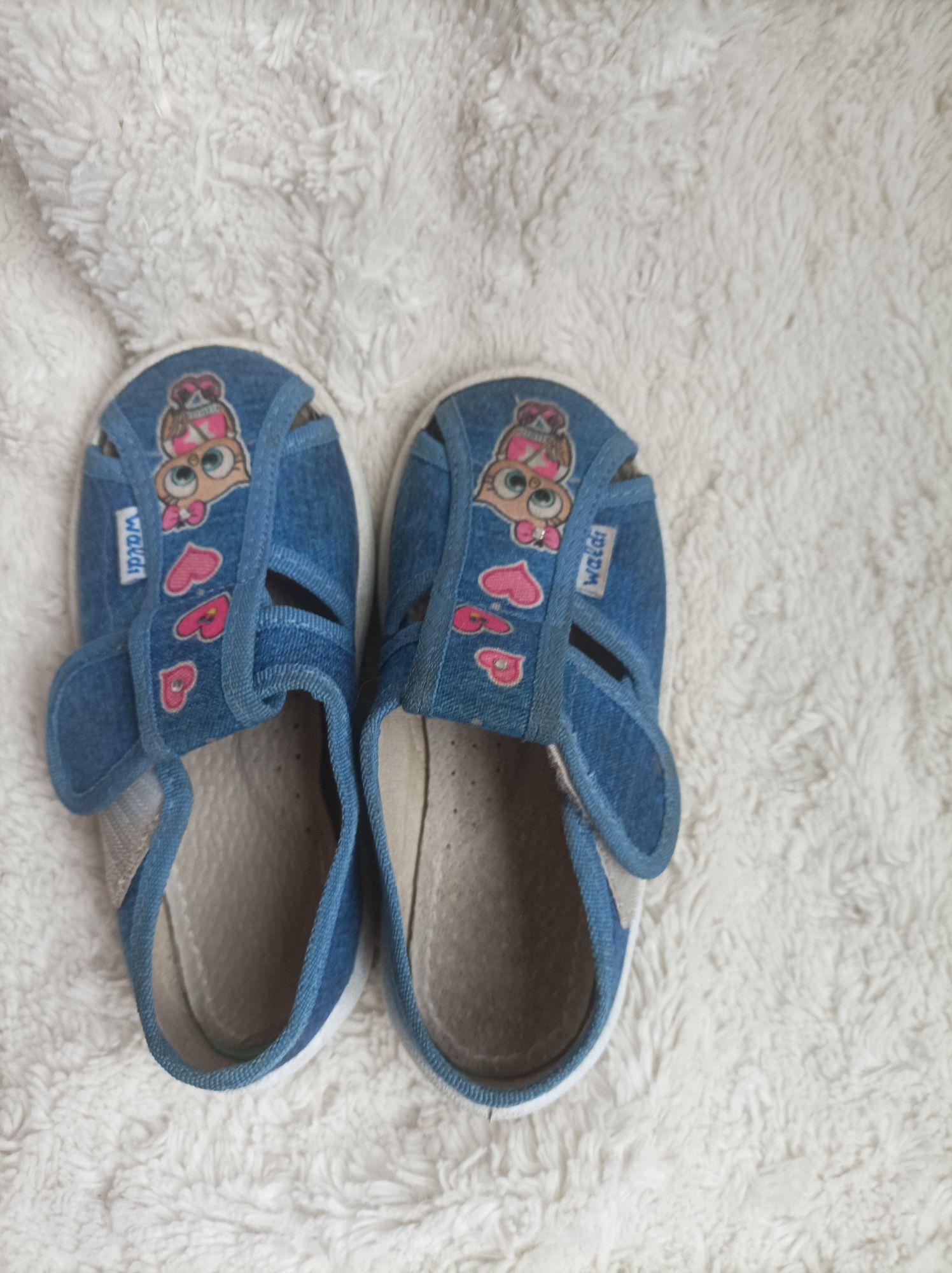 Детские текстильные туфли, тапочки