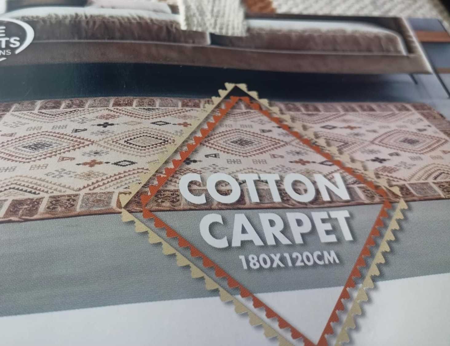 Dywan do salonu boho duży na taras balkon bawełna dywany na korytarz