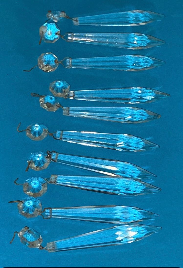 Pontas de cristal para candeeiro