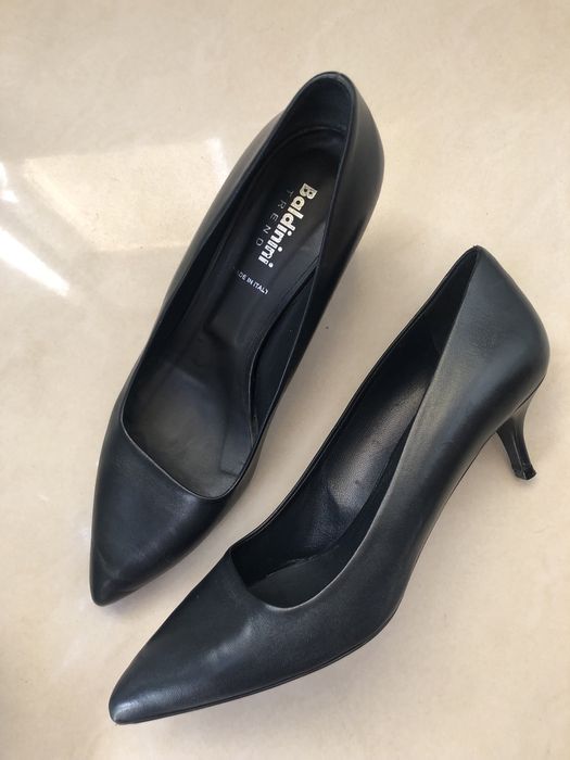 Baldinini чорні стильні жіночі туфлі та білі Dali Belleza