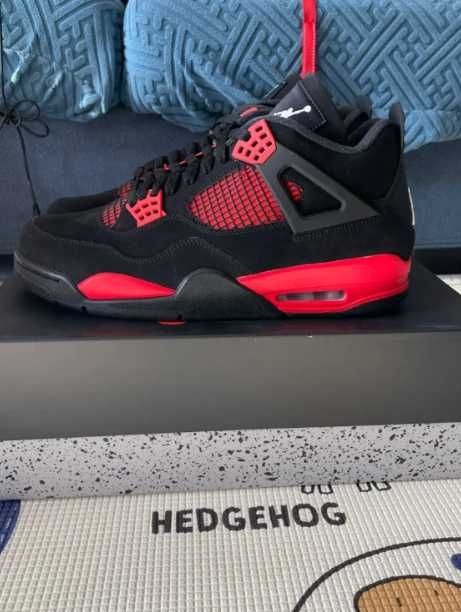 Nike Jordan 4 Retro Red Thunder Eur 42