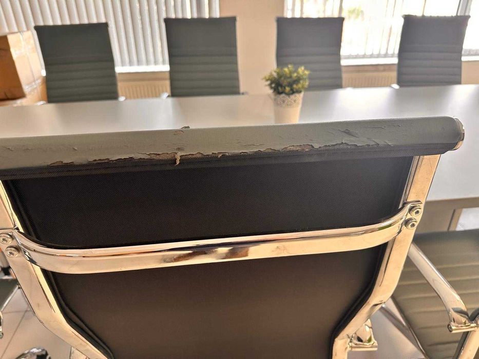 Zestaw 14 Krzeseł Foteli Biurowych Obrotowych Regulacja Wysokości