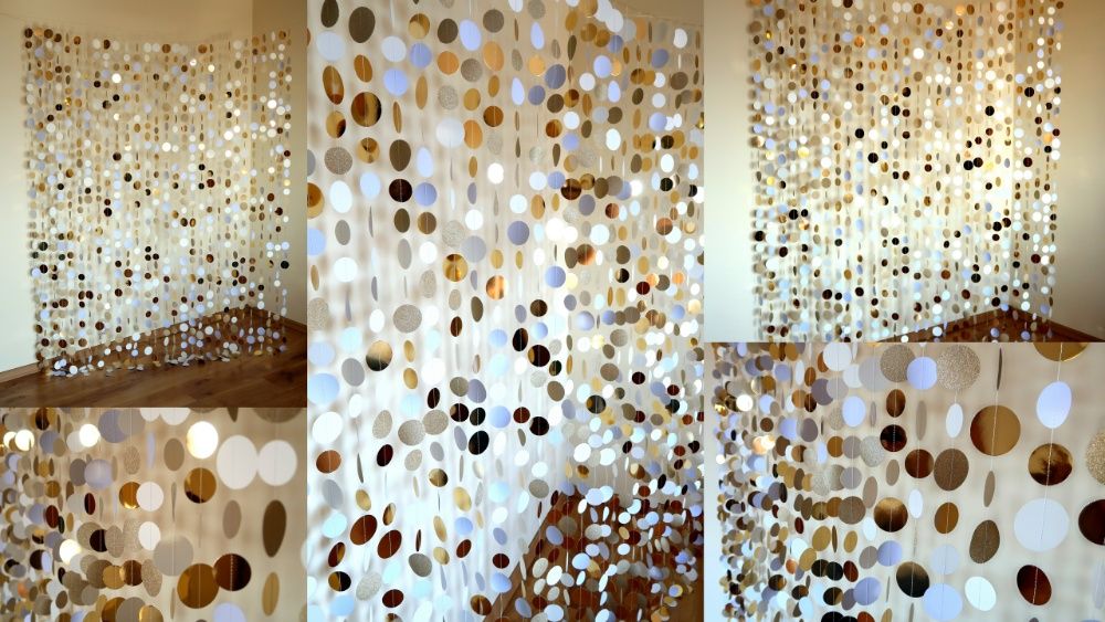 Ścianka weselna, ślubna, Tło za Młodą Parą, dekoracja sali, fototło