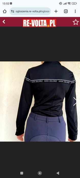 Koszulka jezdziecka Maya delorez XS 34