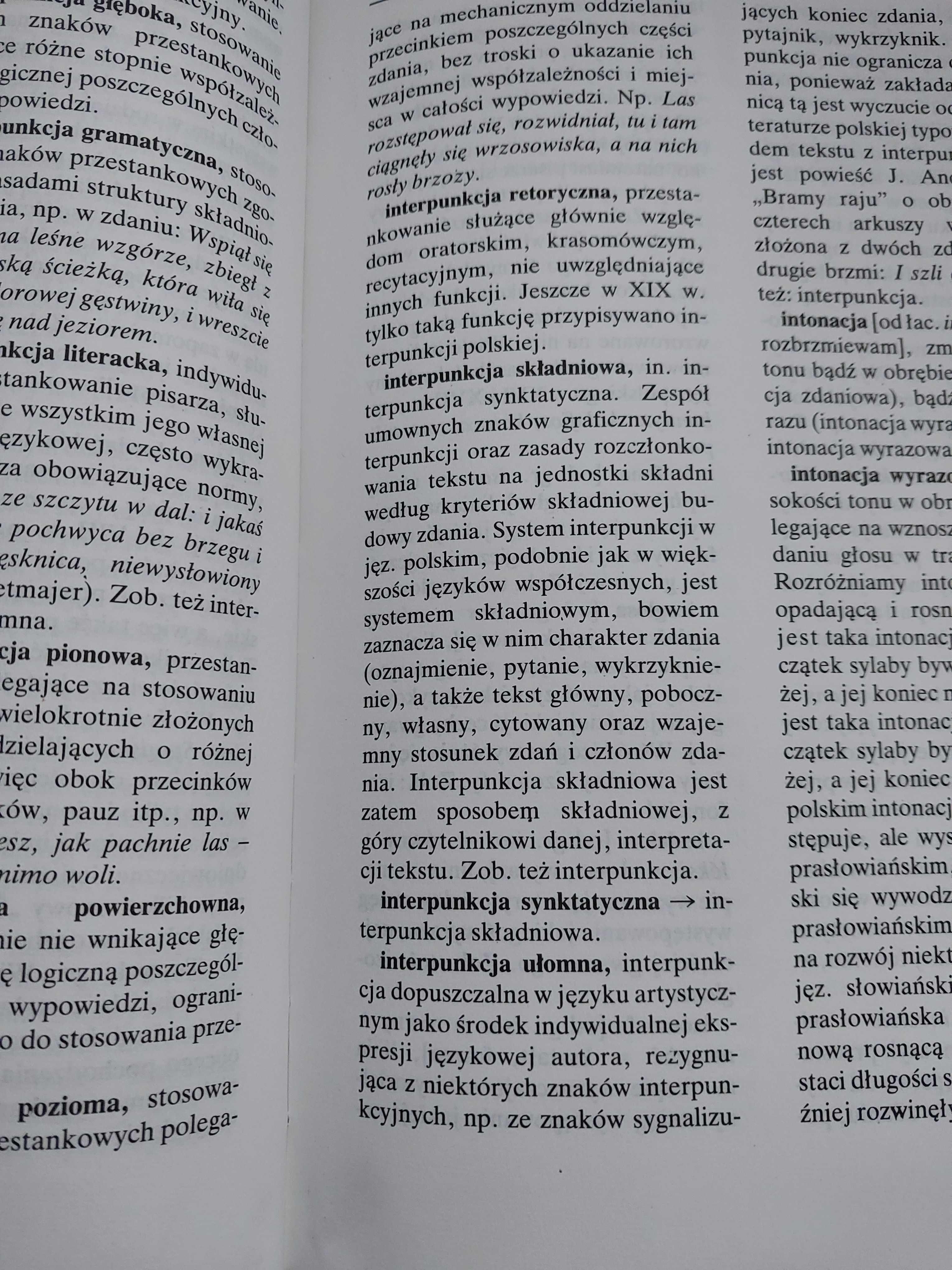 szkolny słownik nauki o języku