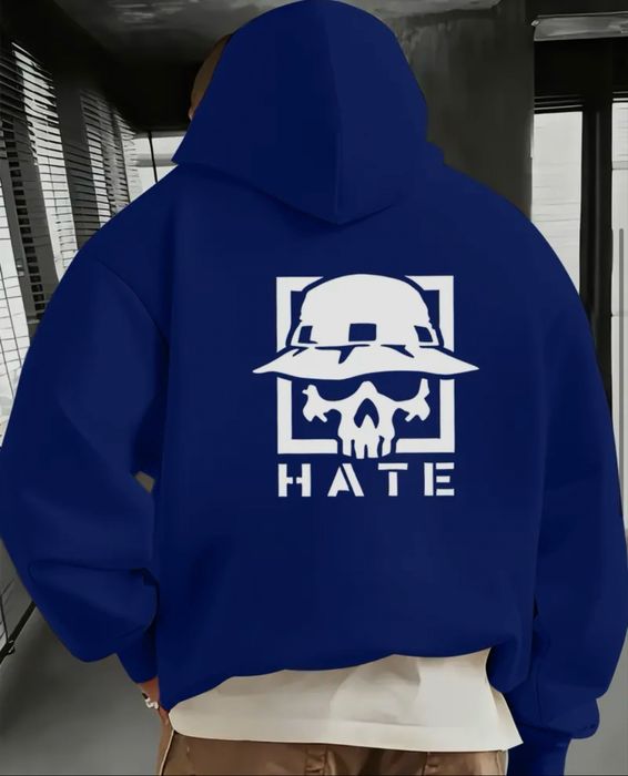 Чоловіче худі з принтом,на флісі