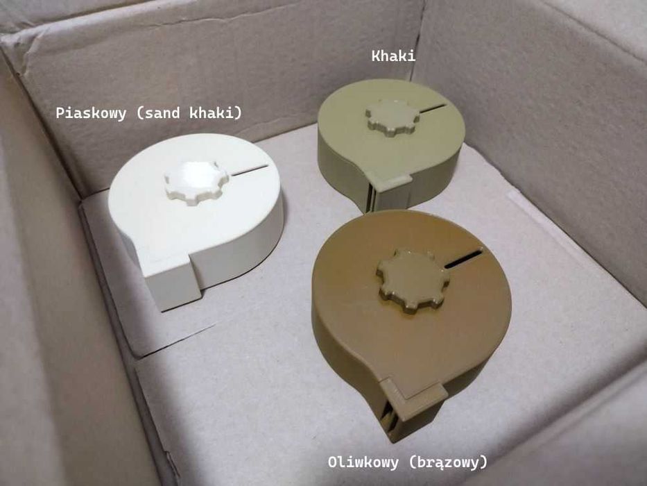 Dyspenser zaklejek naklejek etykiet  okrągłe - 20 mm 1000 sztuk