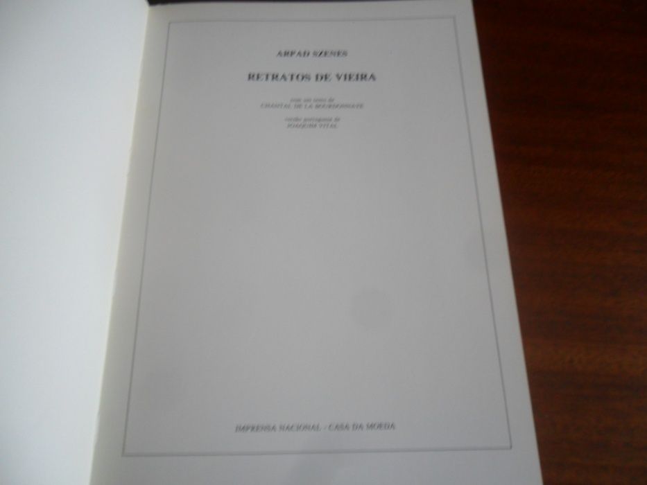 "Retratos de Vieira" por Arpad Szenes - 1ª Edição de 1983