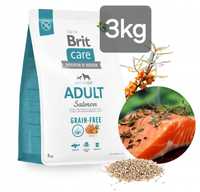 Brit Care 3kg + Gratis, Adult Łosoś Sierść Alergie Salmon Pokarm Pies