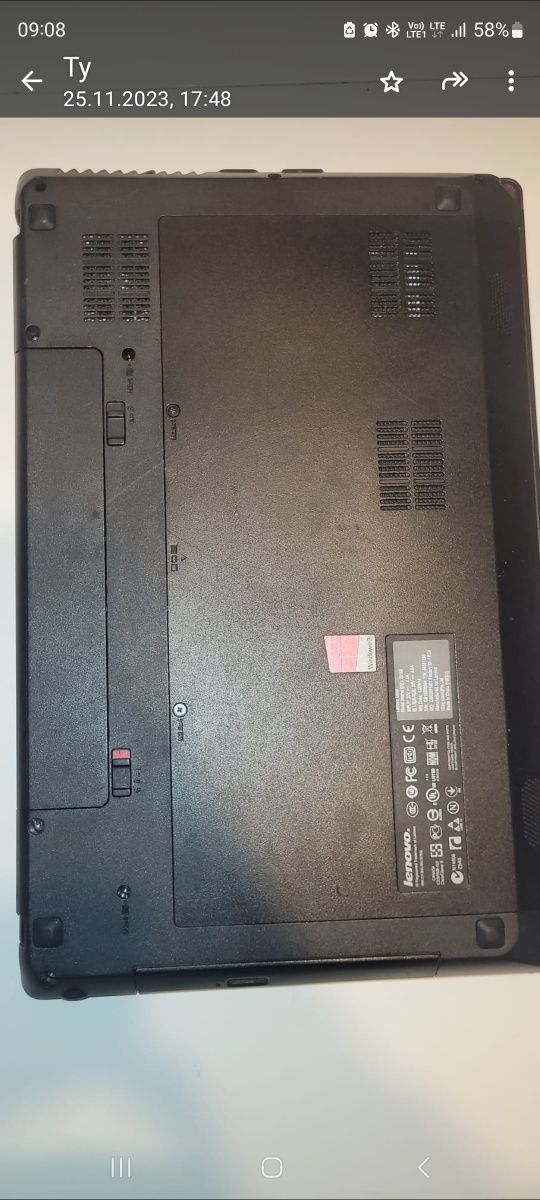 Laptop lenovo ..