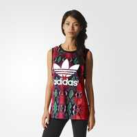 Adidas koszulka top vest bez rękawów wężowa snakeskin XS / 34