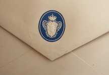 Rei D. Manuel II grande envelope de uso privado