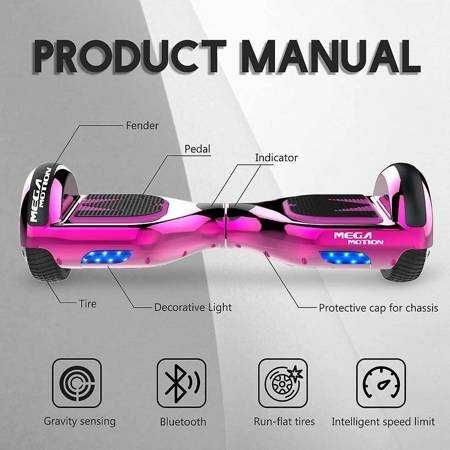 Mega Motion Deskorolka elektryczna balansowa Hoverboard 700 W