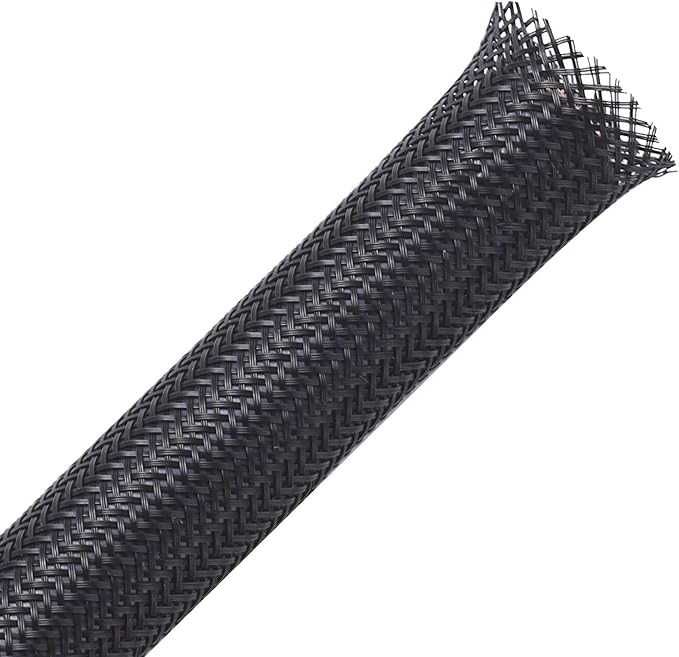 38 mm - 7,5 m PET ropaska kablowa osłona kabla czarna Alex Tech kabel